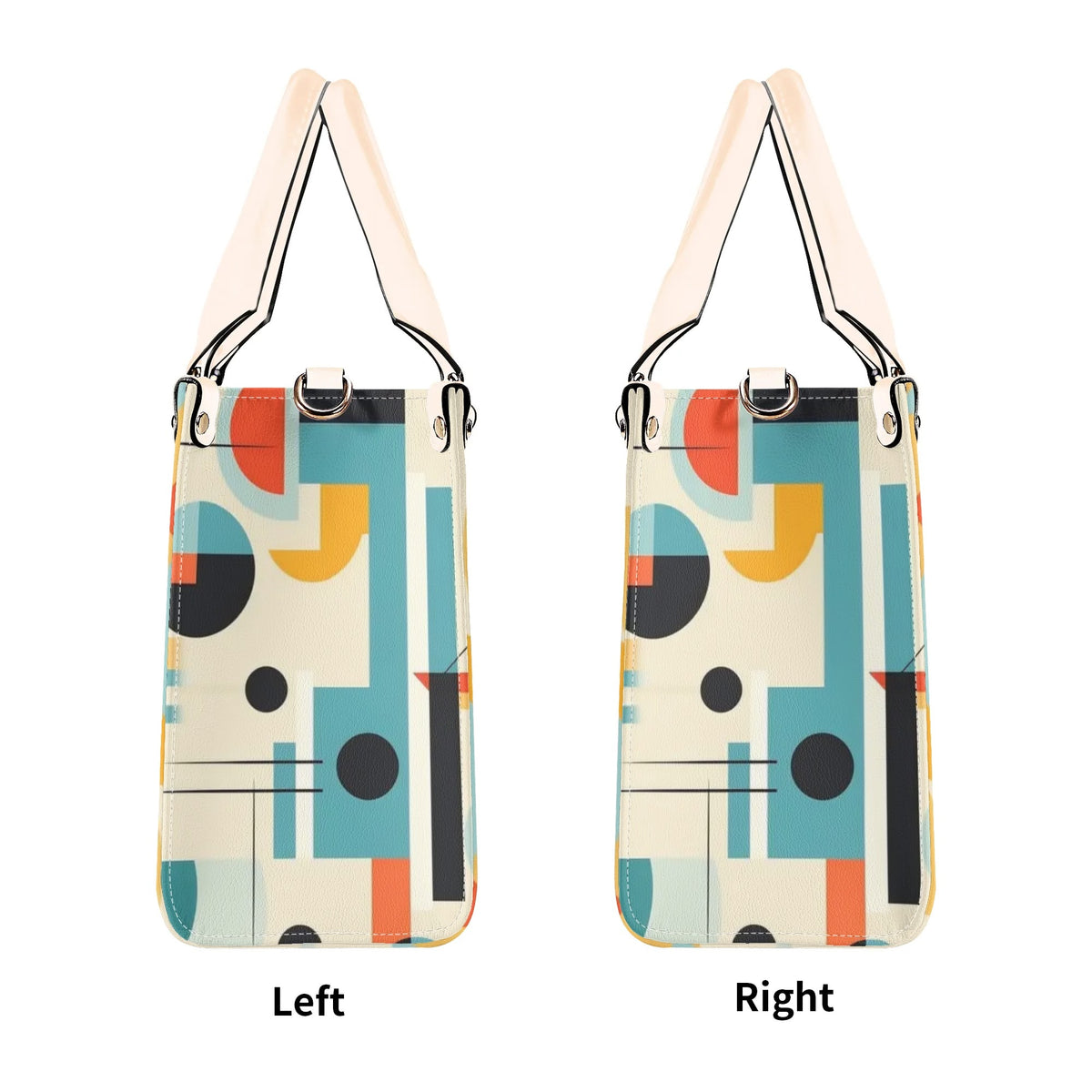 Mid Century Mod Gal, Bauhaus Designed, Funky Fun Handbag, Shoulder Bag - Mid Century Modern Gal