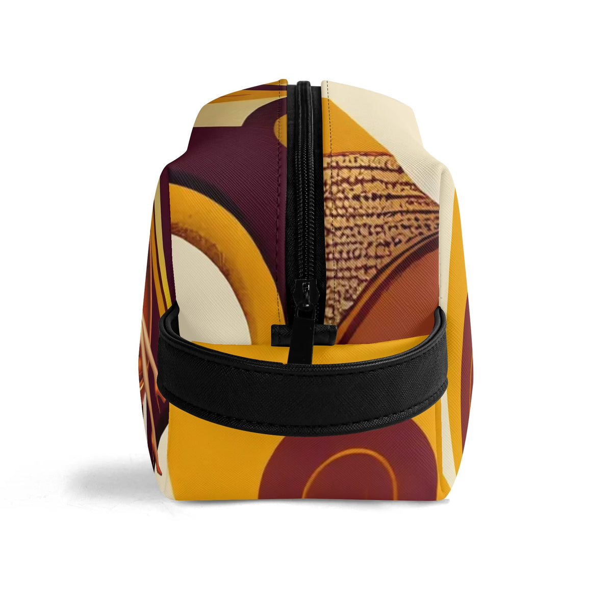 Mid Mod 60s Gal, Retro Flower Power Travel Toiletry Bag - Mid Century Modern Gal