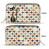 Atomic Cat Modern Scandinavian Designed Kitschy Wallet Wristlet - Mid Century Modern Gal