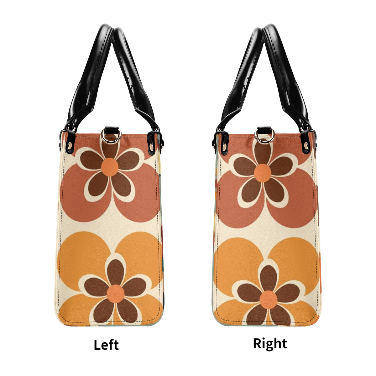 Mod 60s Gal, Retro Mid Century Modern Kitschy Handbag, Shoulder Reversible Purse - Mid Century Modern Gal