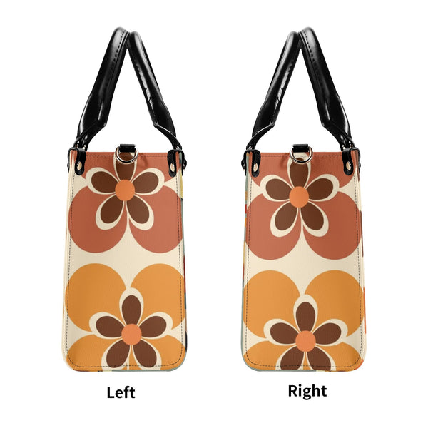 Mod 60s Gal, Retro Mid Century Modern Kitschy Handbag, Shoulder Reversible Purse
