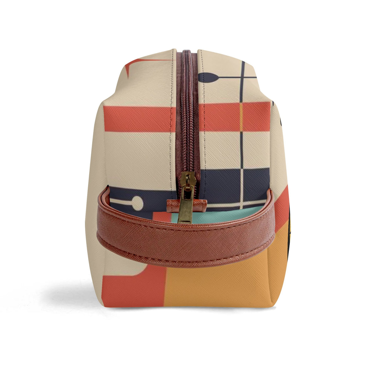 Atomic Kitty Travel Bag, Toiletry Bag, Kitschy Mod Style - Mid Century Modern Gal