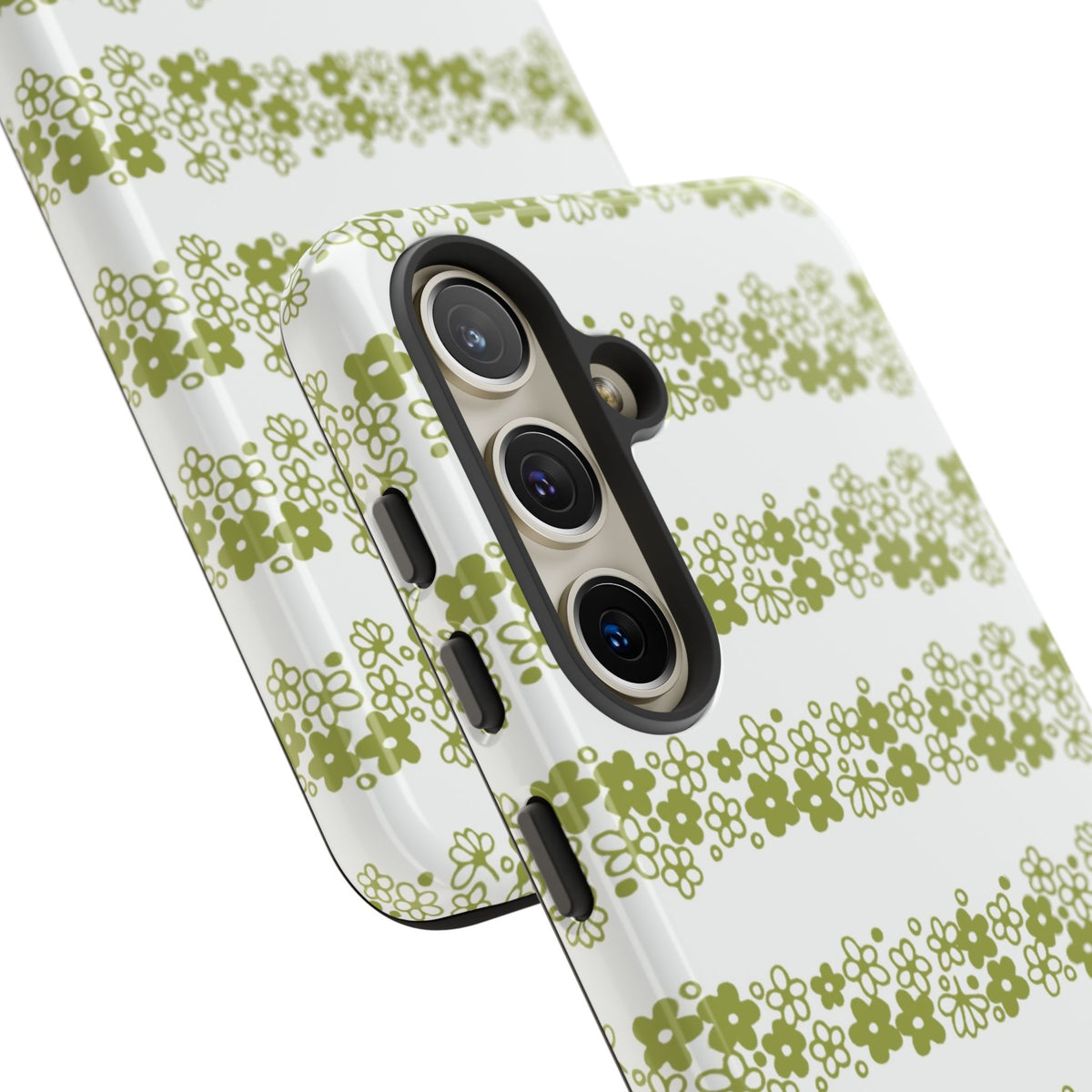 Pyrex Crazy Daisy Spring BlossonFloral Phone Case: Tough Cases with Elegant Green Floral Design, Durable Phone Cover