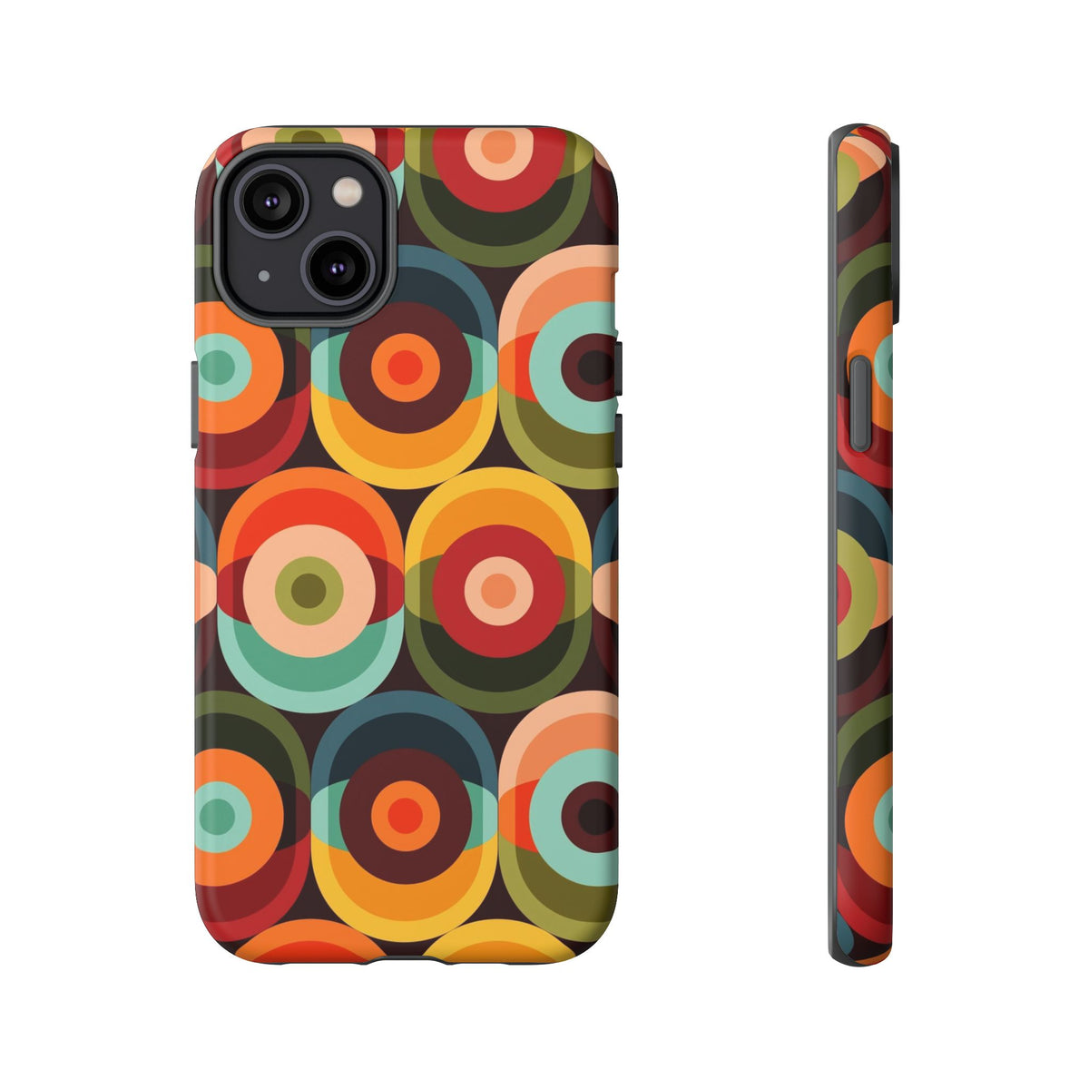 Retro Groovy Space Orb, Funky Fun Tough Phone Case