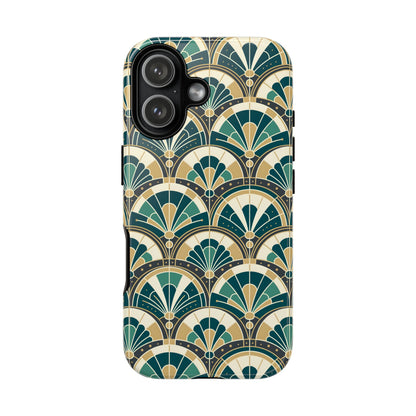 Art Deco Peacock Inspired Tough Phone Case