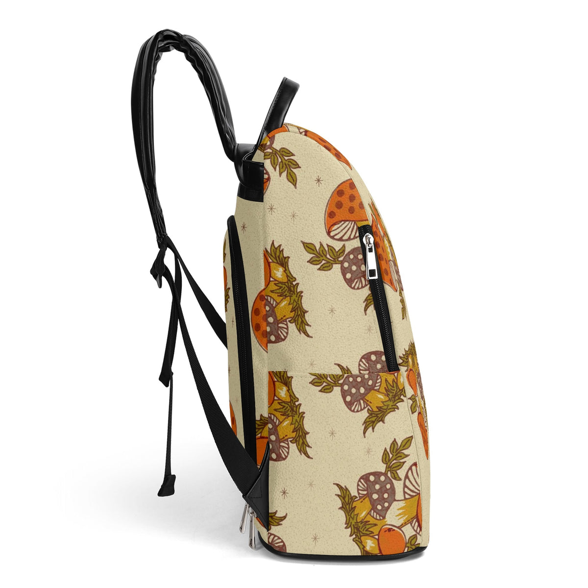 Merry Mushroom Groovy Mod 70s Travel Backpack - Mid Century Modern Gal
