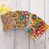 Groovy Mushroom 50s Flower Power Mod Daisy Retro Bathroom, Kitchen Hand Towels Set of 6 - Mid Century Modern Gal