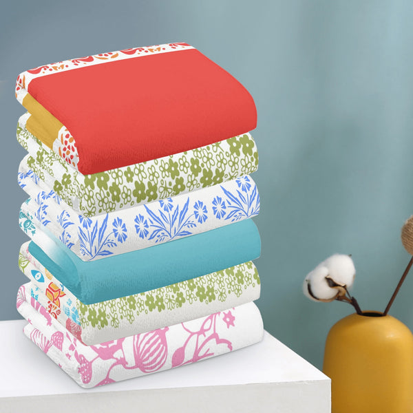 Pyrex Towel Collections, Pyrex Lover, Kitchen Bath, Pyrex Patterned Set Of 6 Towels