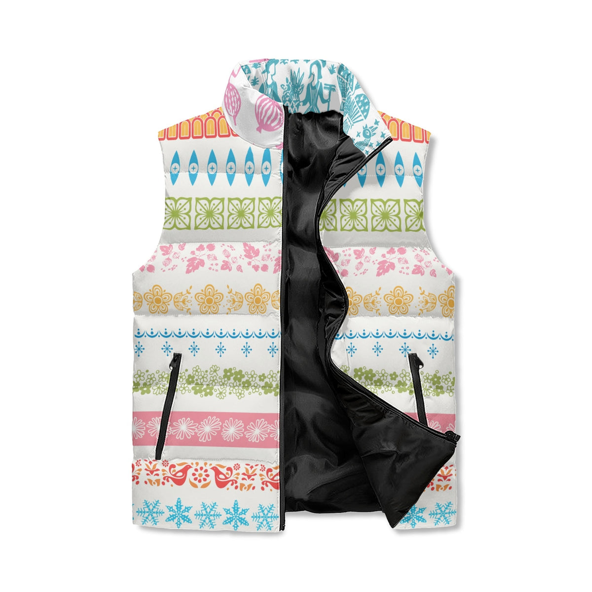 Pyrex Lover, Collector, Thrifter, Retro Puffer Vest - Mid Century Modern Gal