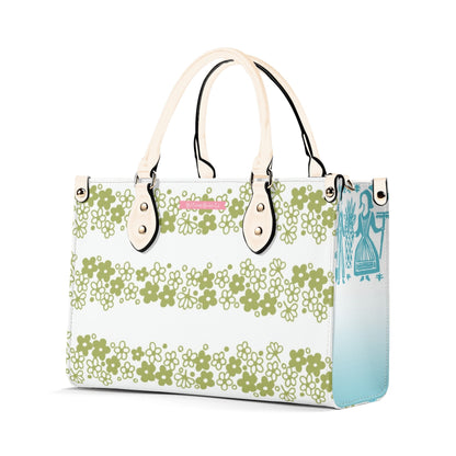 Spring Blossom Crazy Daisy Retro Pyrex Lover Kitschy Mod Handbag - Mid Century Modern Gal