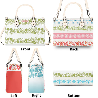 Spring Blossom Crazy Daisy Retro Pyrex Lover Kitschy Mod Handbag - Mid Century Modern Gal