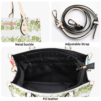 Spring Blossom Crazy Daisy Retro Pyrex Lover Kitschy Mod Handbag - Mid Century Modern Gal