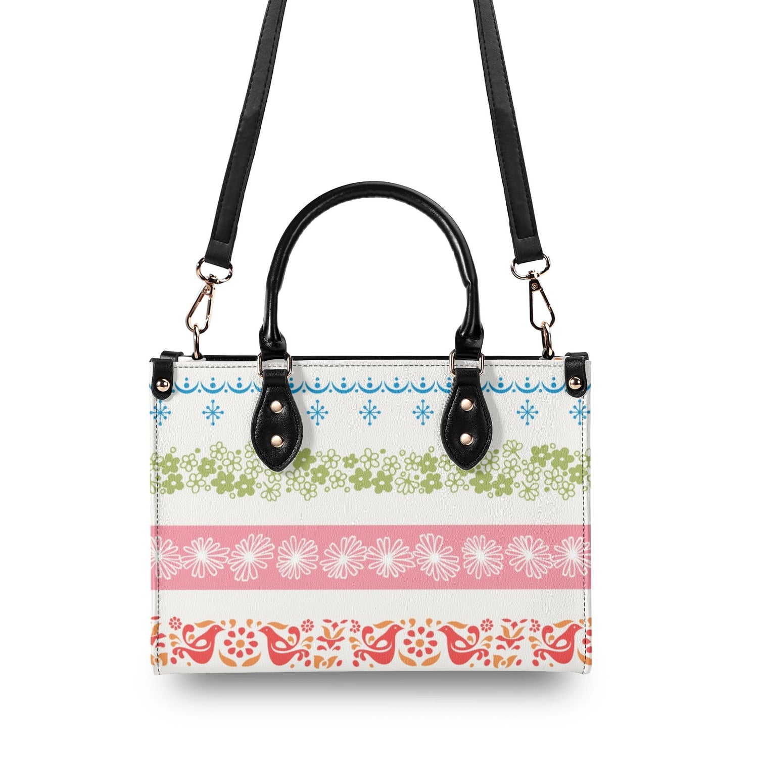 Spring Blossom Crazy Daisy Retro Pyrex Lover Kitschy Mod Handbag - Mid Century Modern Gal