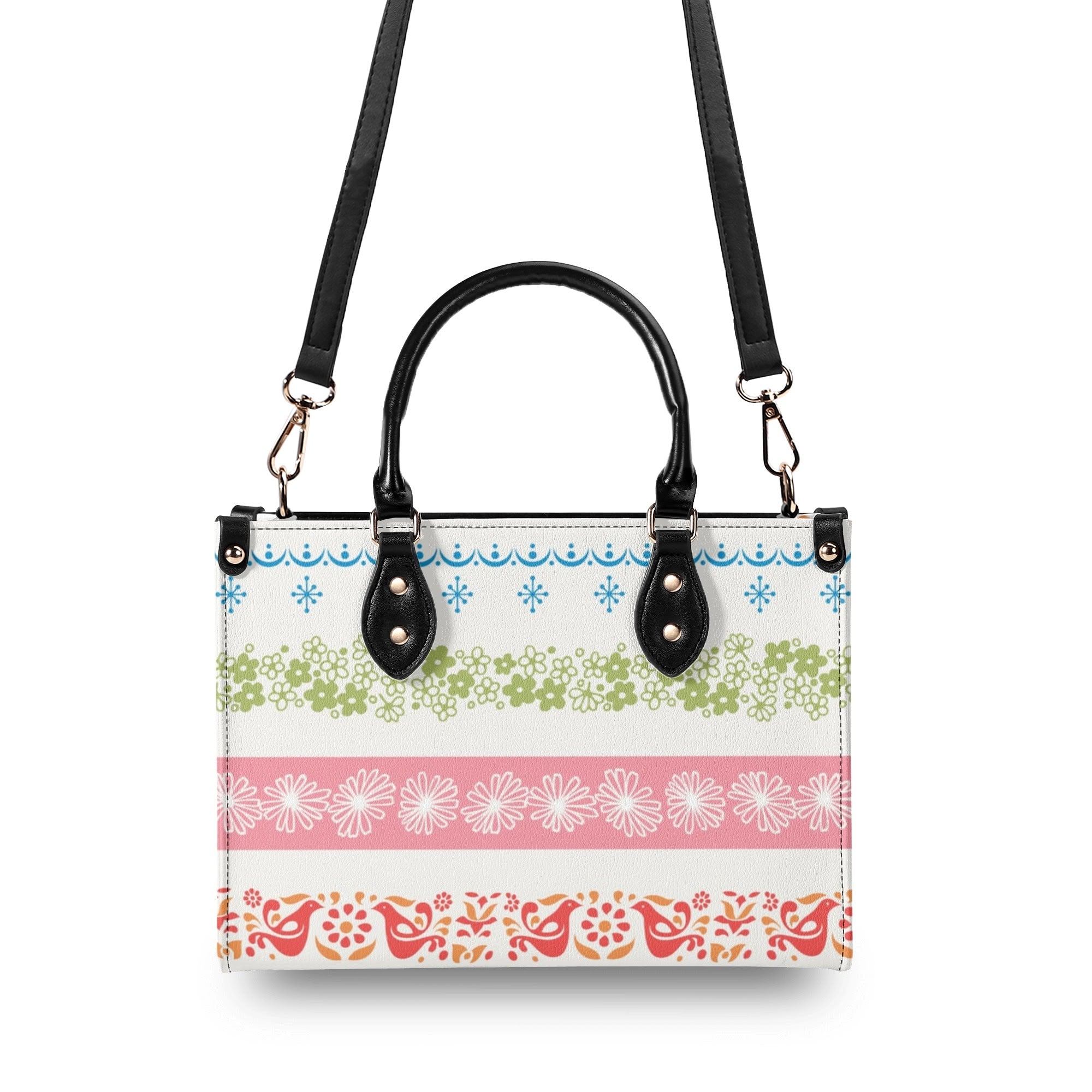 Spring Blossom Crazy Daisy Retro Pyrex Lover Kitschy Mod Handbag - Mid Century Modern Gal