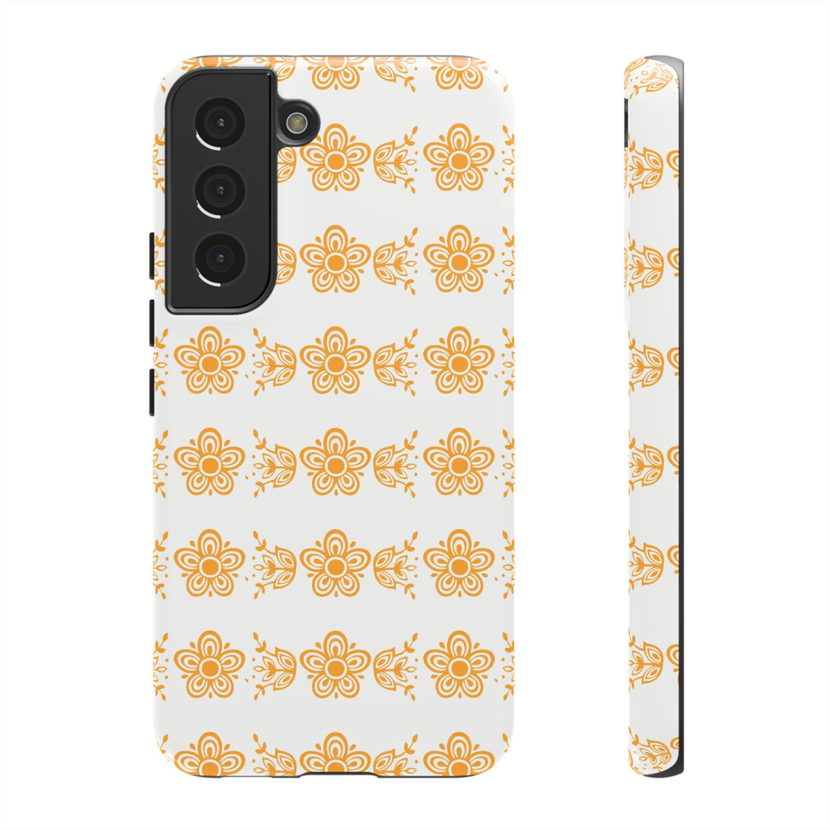 Pyrex Golden Butterfly Floral Phone Case, Tough Cases for Stylish Protection, Gift for Her, Durable, Trendy Floral Design, Cell Phone Cover