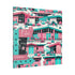 Mid Century Modern Palm Springs California Pink Aqua 50s Wall Art - Mid Century Modern Gal