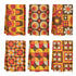 Retro Groovy Mod 60s 70s Mid Century Modern Designed Kitchen Bath Hand Towels - Mid Century Modern Gal
