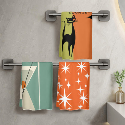 Mid Century Modern Barware Kitschy Mod Hand Towels For Home Bar - Mid Century Modern Gal