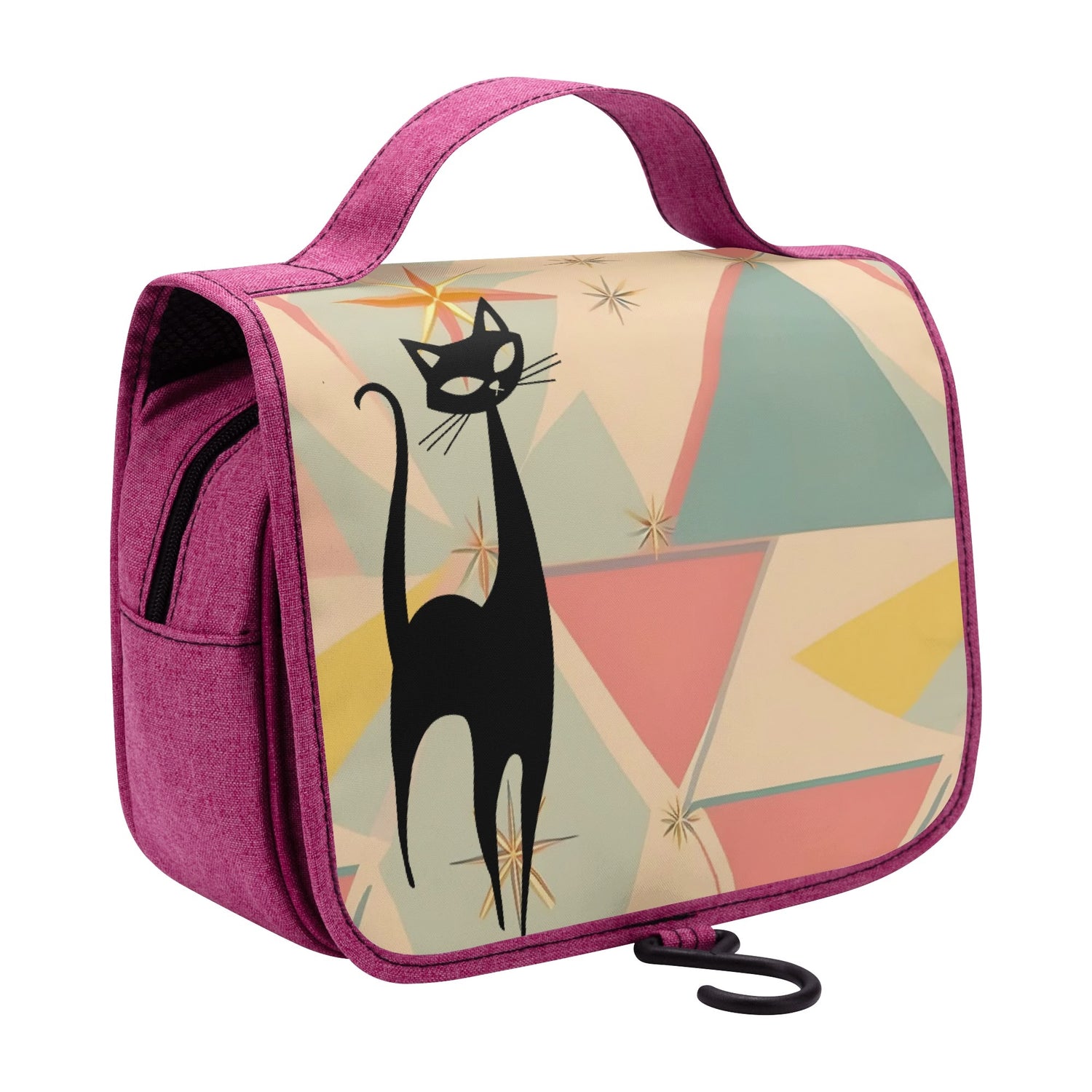 Atomic Sexy Sexton Mid Mod Retro Toiletry Cosmetic Travel Bag - Mid Century Modern Gal