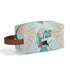 Kitschy Mod Gal Travel Toiletry Bag, Fly Me To The Moon Atomic Starbursts Cosmetic Organizer - Mid Century Modern Gal