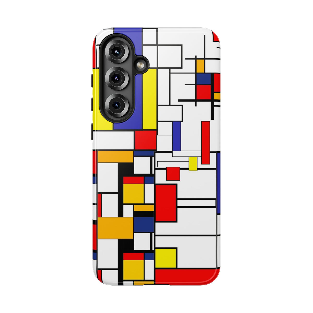 Retro Mod Mondrian, Mid Century Modern Style Tough Phone Case