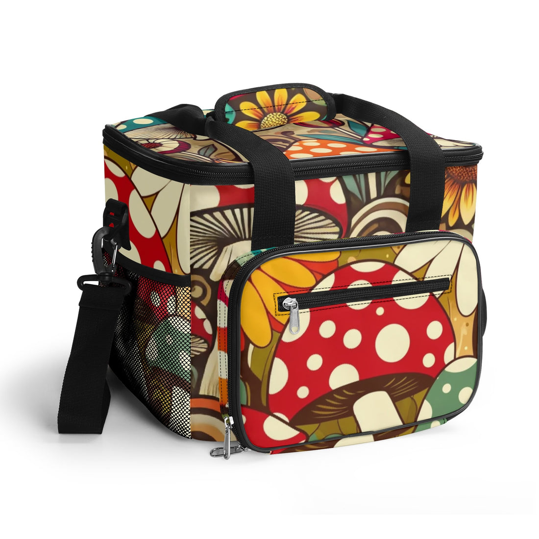 Groovy Retro Mushroom 70s Design Pool, Beach Cooler Bag