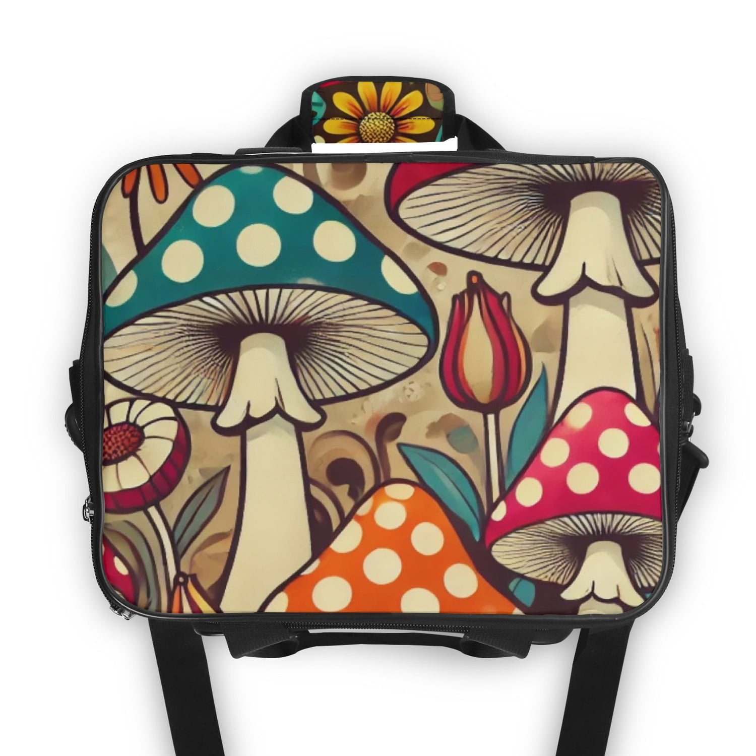 Groovy Retro Mushroom 70s Design Pool, Beach Cooler Bag - Mid Century Modern Gal