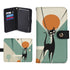 Atomic Black Cat, Kitschy Mod Martini Design Phone Flip Case Phone Models - Mid Century Modern Gal