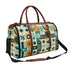 Mid Century Modern Travel Vibes, Bauhaus Designed Geometric Mod Trifold Foldable Duffle Bag - Mid Century Modern Gal