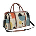 Mid Century Modern Bauhaus Mens Travel Duffle Bag, Trifold Designed MCM Foldable Travel Bag - Mid Century Modern Gal