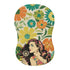 Retro Gal Flower Power 70s Groovy Comfortable Mouse Pad Wrist Support Wrist Rest for Office & Home - Mid Century Modern Gal