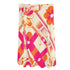 Retro Summer Vibes, Hot Pink, Orange, Poodle Kitsch Womens Swimsuit Cover Up Ruffle Tie Side Beach Sarong Wrap Maxi Skirt - Mid Century Modern Gal