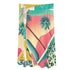 Palm Spring California Dreaming, Mid Mod Womens Swimsuit Cover Up Ruffle Tie Side Beach Sarong Wrap Maxi Skirt - Mid Century Modern Gal