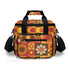 Retro Hipster Mid Mod Flower Power Brown Orange Yellow Groovy Mod 70s Designed, Mod Beach, Pool Cooler Bag - Mid Century Modern Gal