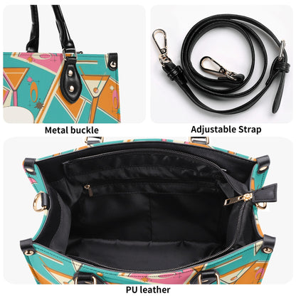 Mid Century Modern Gal Signature Cocktail Bag, Atomic Cat, Atomic Kitschy Handbag, Shoulder Bag - Mid Century Modern Gal
