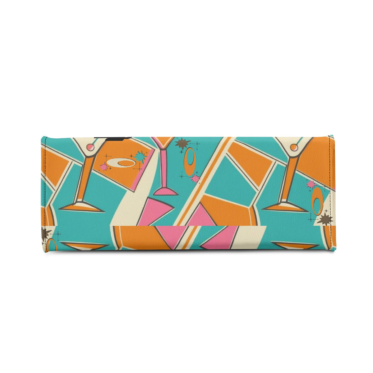 Mid Century Modern Gal Signature Cocktail Bag, Atomic Cat, Atomic Kitschy Handbag, Shoulder Bag - Mid Century Modern Gal