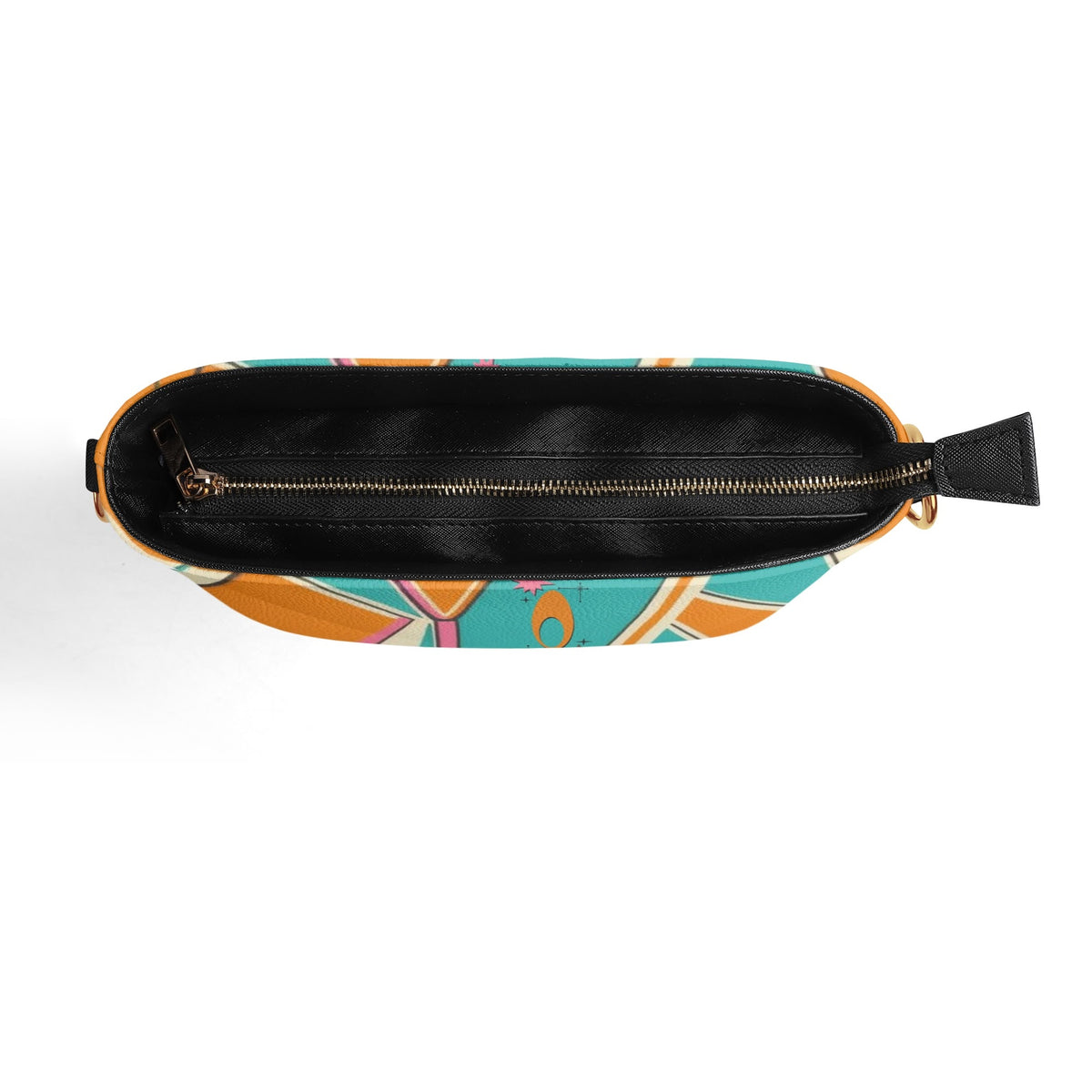 Atomic Cocktail Retro Mod Gal, Atomic Cat Kitschy Fun Bucket Bag - Mid Century Modern Gal
