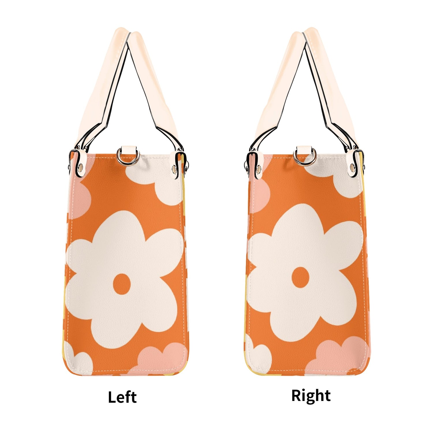 Mid Century Modern Gal Signature Atomic Cat, Retro Floral Summer Vibes Atomic Kitschy Handbag, Shoulder Bag - Mid Century Modern Gal