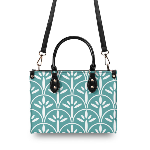 Retro Mod Scandinaian Floral, Birds Spring Summer Mid Century Modern Gal Signature Handbag, Shoulder Bag