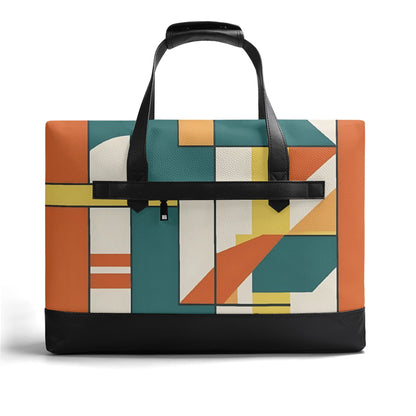 Mid Century Modern Bauhaus Geometric Dapper Dude Work And Travel Briefcase - Mid Century Modern Gal