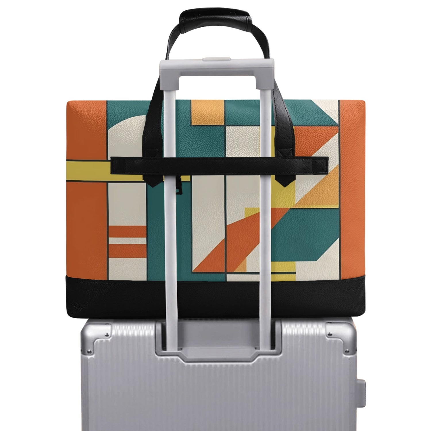 Mid Century Modern Bauhaus Geometric Dapper Dude Work And Travel Briefcase - Mid Century Modern Gal