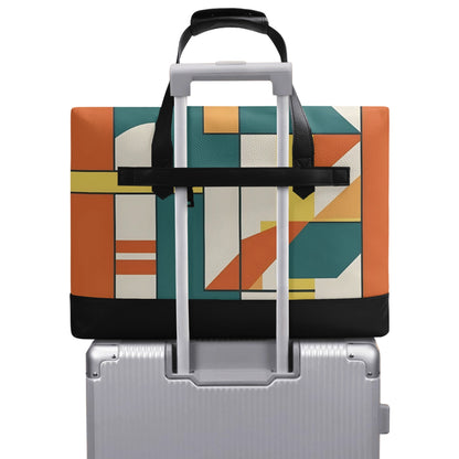 Mid Century Modern Bauhaus Geometric Dapper Dude Work And Travel Briefcase - Mid Century Modern Gal