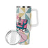 Reading Cats, Atomic Mid Mod Pink Kitschy Cute Quirky Book Lover, Book Club Gift Tumbler - Mid Century Modern Gal