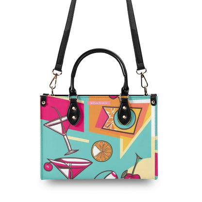 Mid Century Modern Gal Signature Atomic Cat, Atomic Kitschy 60s Gal, Martini Lover Handbag, Shoulder Bag - Mid Century Modern Gal