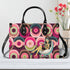 Mid Century Modern Gal Signature Atomic Cat And Hippie Mod Gal, Retro Orbs Summer Vibes Handbag - Mid Century Modern Gal