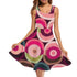 Retro 60s Mod Summer Sleevless Groovy Orbs Party Dress - Mid Century Modern Gal
