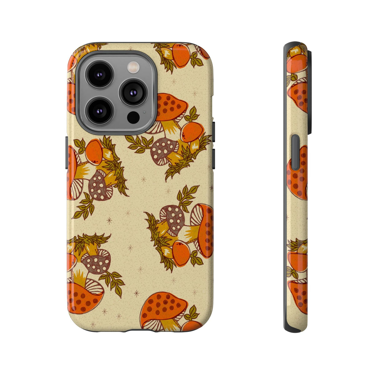 70s Merry Mushroom Groovy Retro Smart Phone Tough Phone Cases