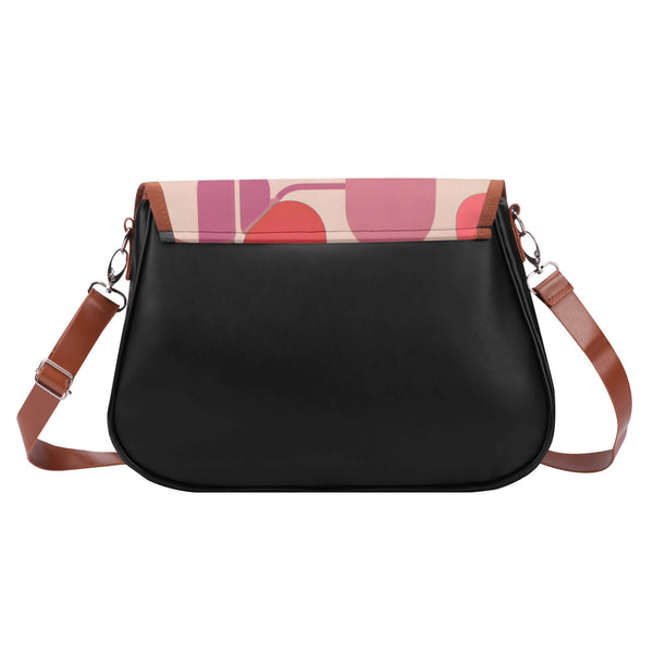 Retro 60s Mod Gal, Martini Cocktail Hot Pink Summer Vibes Retro Shoulder Bag