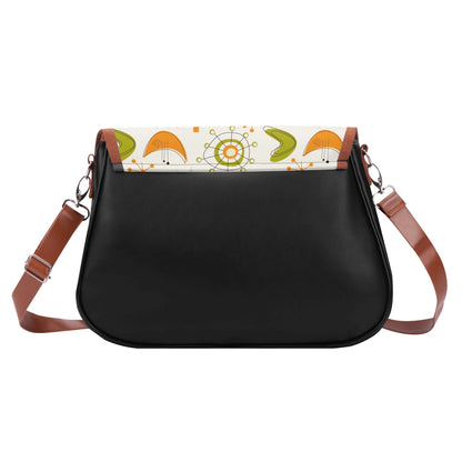 Mid Mod 60s Retro Gals, Atomic Mid Mod Retro Shoulder Bag - Mid Century Modern Gal