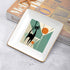 Atomic Cat Mid Century Modern Appetizer Dessert Plates - Mid Century Modern Gal